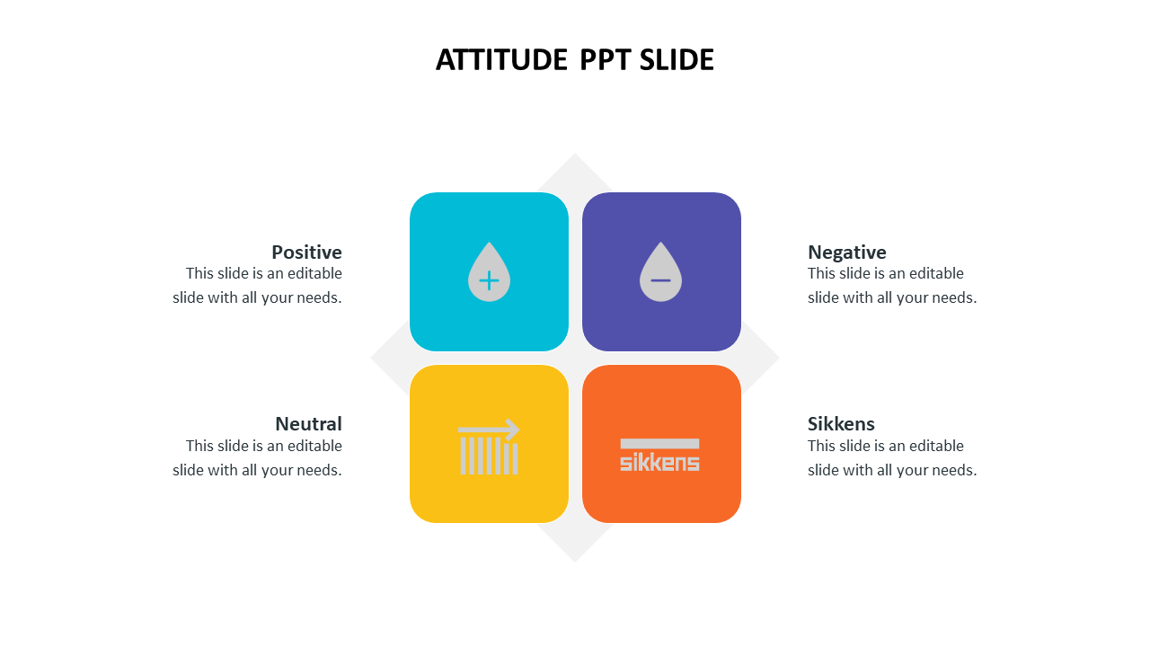 Attitude PPT slide design